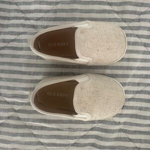 Old Navy Kids Slip-On Sneakers in Natural Linen